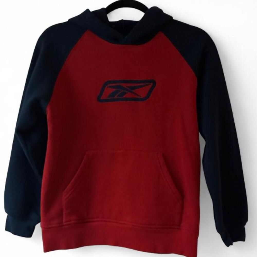 Reebok Red & Navy Medium Hoodie
